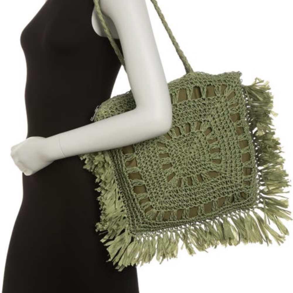 NWT- Seagrass Woven Tote MOST WANTED USA